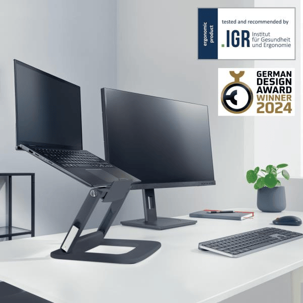 Leitz Ergo Ayarlanabilir Çok Açılı Laptop Standı Gri - KOD:64240089