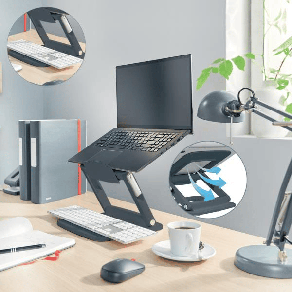 Leitz Ergo Ayarlanabilir Çok Açılı Laptop Standı Gri - KOD:64240089