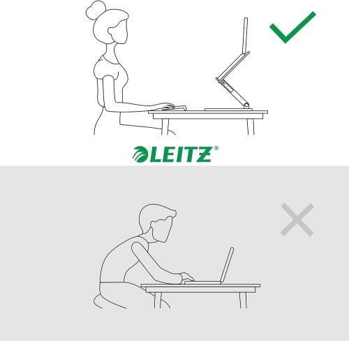 Leitz Ergo Ayarlanabilir Çok Açılı Laptop Standı Beyaz KOD:64240001