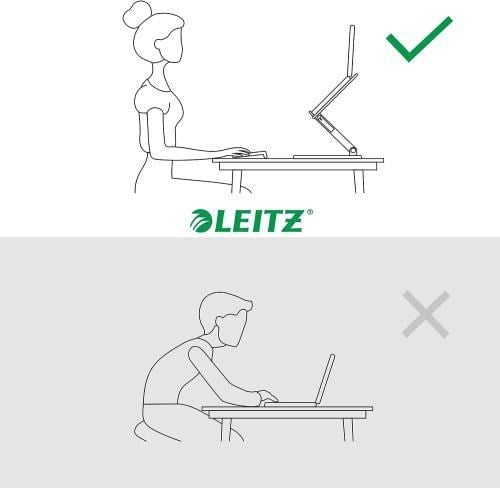 Leitz Ergo Ayarlanabilir Çok Açılı Laptop Standı Beyaz KOD:64240001
