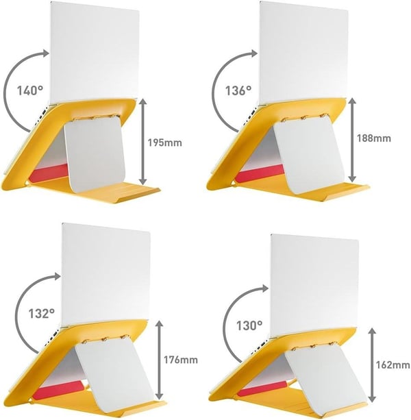Leitz Ergo Cosy Ayarlanabilir Laptop Standı Sarı - KOD:64260019