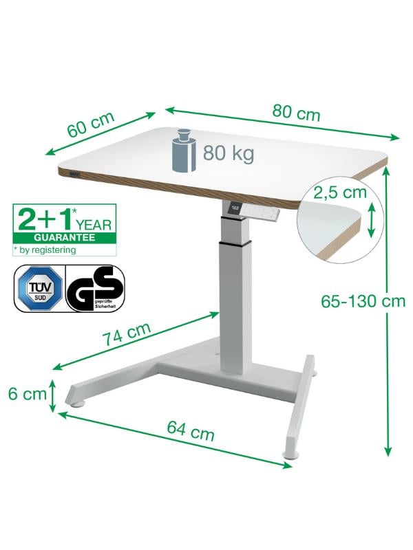 Leitz Ergo Elektrikli Sit Standing Küçük Çalışma Masası KOD:65340001