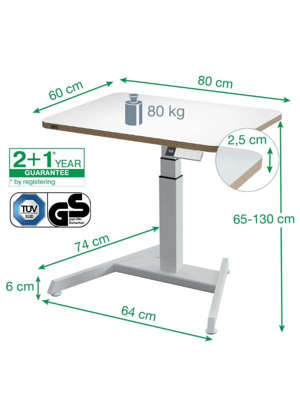 Leitz Ergo Elektrikli Sit Standing Küçük Çalışma Masası KOD:65340001