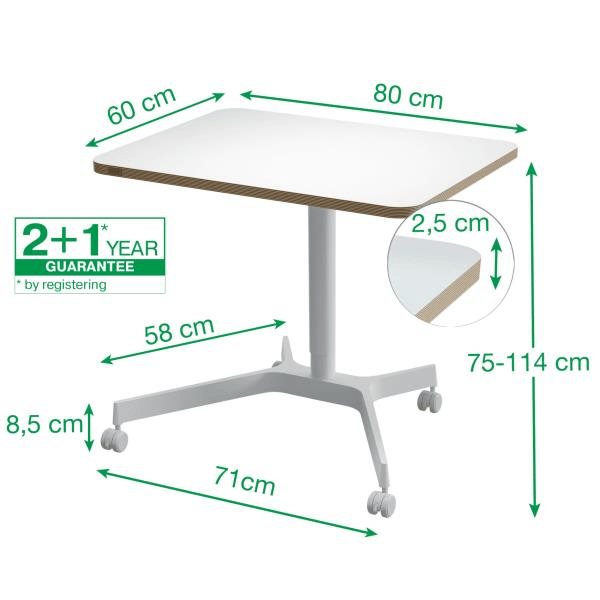 Leitz Ergo Küçük Sit Standing Çalışma Masası KOD:65360001