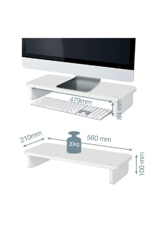 Leitz Ergo Monitör Standı Beyaz - KOD:6434001
