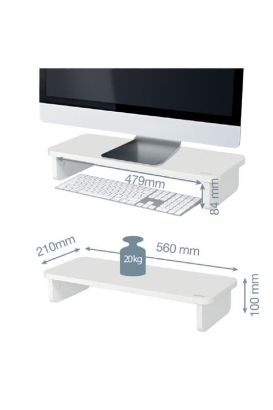 Leitz Ergo Monitör Standı Beyaz - KOD:6434001
