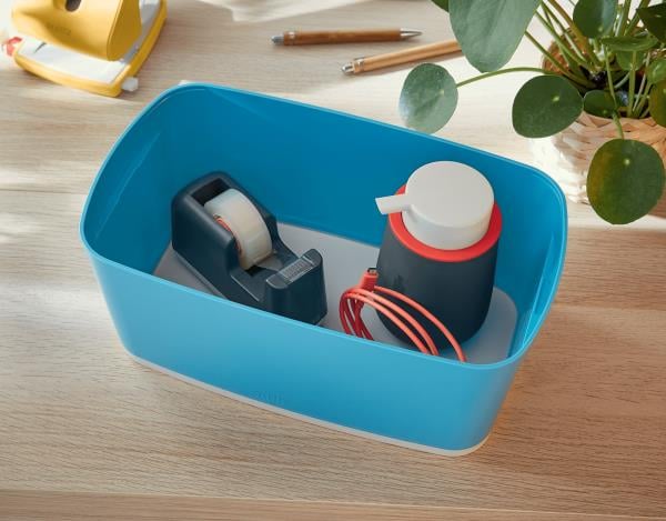 Leitz MyBox Cosy Small Ofis Düzenleyici Kapaklı Saklama Kabı – Mavi
