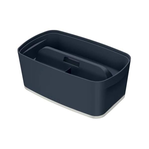 Leitz MyBox Cosy Small Ofis Düzenleyici Tepsili - Kapaklı Saklama Kabı - Gri