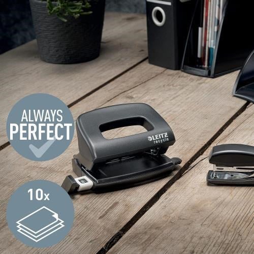 Leitz NeXXt Recycle Mini Delgeç - CO2 nötr - Siyah
