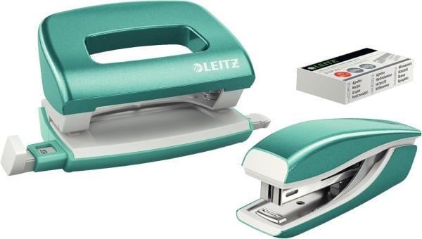 Leitz NeXXt WOW Mini Zımba ve Delgeç Seti - Buz Mavisi - KOD:55612051