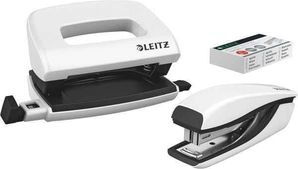 Leitz NeXXt WOW Mini Zımba ve Delgeç Seti - Beyaz - KOD:55612001