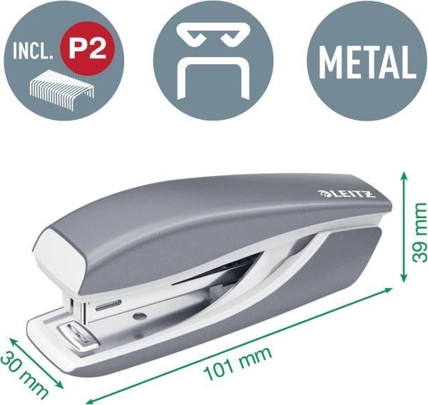 Leitz NeXXt WOW Mini Zımba ve Delgeç Seti - Kırmızı - KOD:55612026
