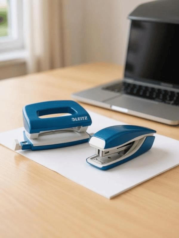 Leitz NeXXt WOW Mini Zımba ve Delgeç Seti - Mavi - KOD:55612036