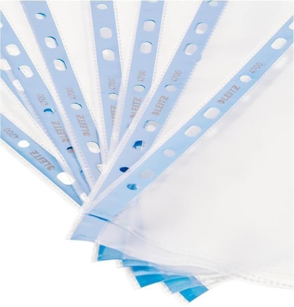 Leitz - Poşet Dosya Kristal 90 Mik, (100 Adet) L-4700