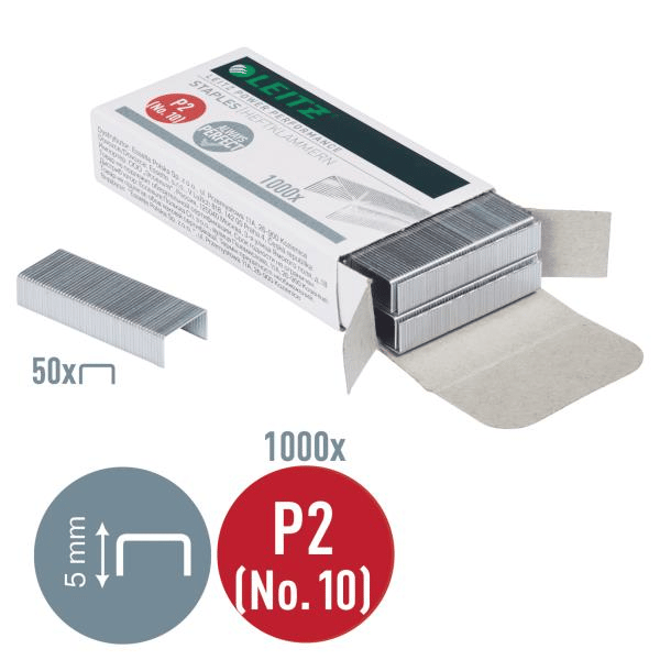 Leitz Power Performance P2 Zımba Telleri (No:10 – 1000 Adet)