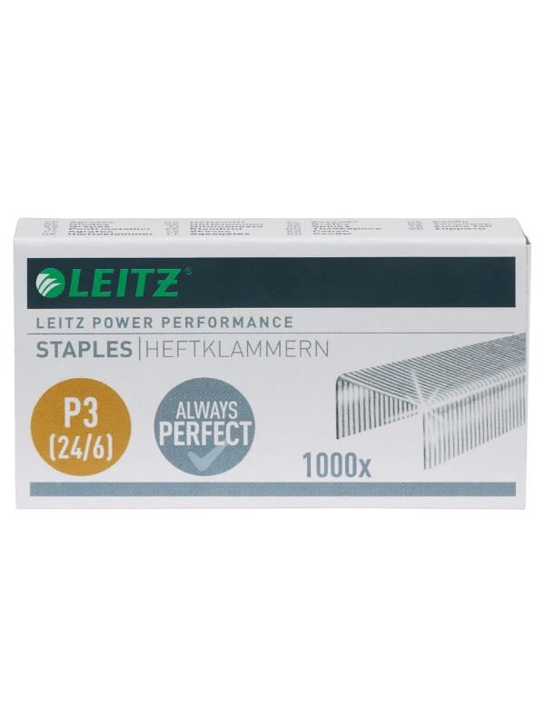 Leitz Power Performance P3 Zımba Telleri (No:24/6 – 1000 Adet)