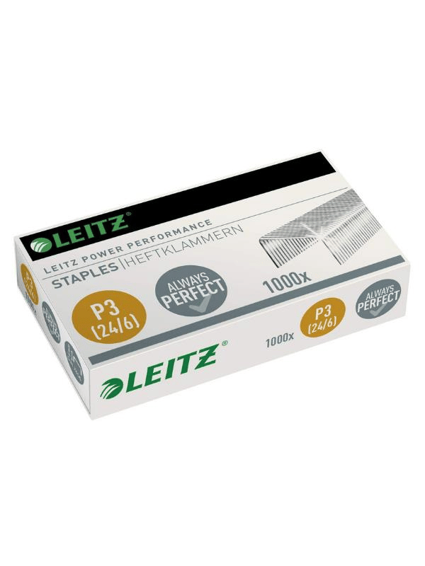 Leitz Power Performance P3 Zımba Telleri (No:24/6 – 1000 Adet)