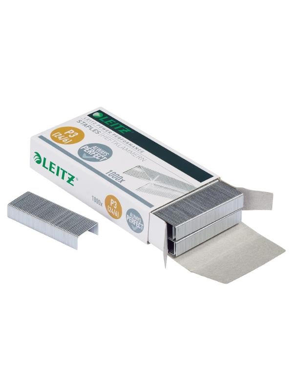 Leitz Power Performance P3 Zımba Telleri (No:24/6 – 1000 Adet)