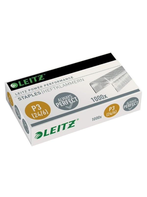 Leitz Power Performance P3 Zımba Telleri (No:24/6 – 1000 Adet)