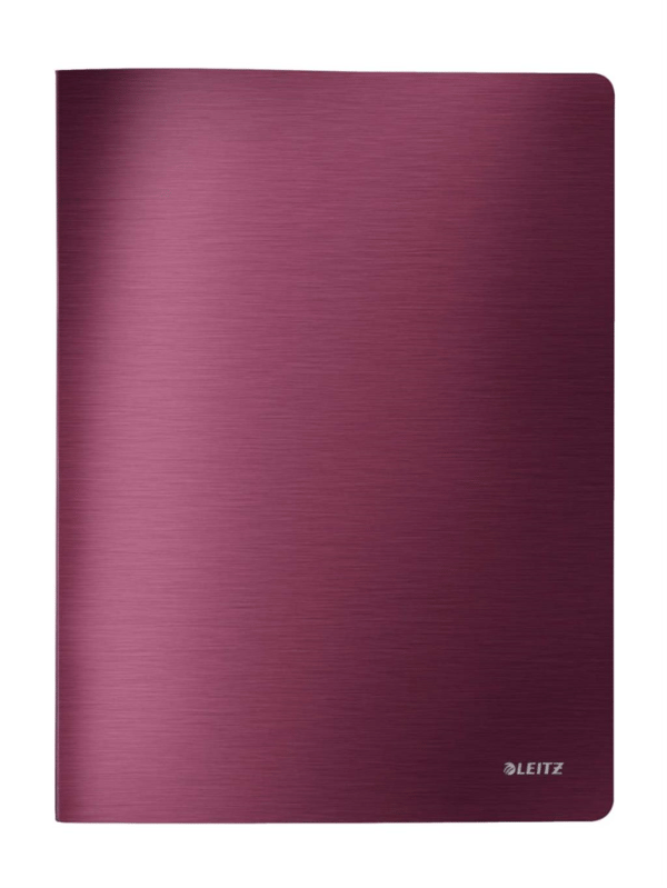 Leitz Style 3959-00-28 Sunum Dosyası 40 Poşetli A4 Garnet Kırmızısı