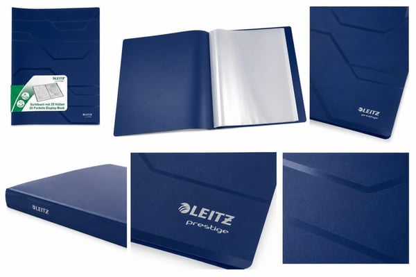 Leitz Sunum Dosyası 4610-00-35 Mavi 20 Sayfa 