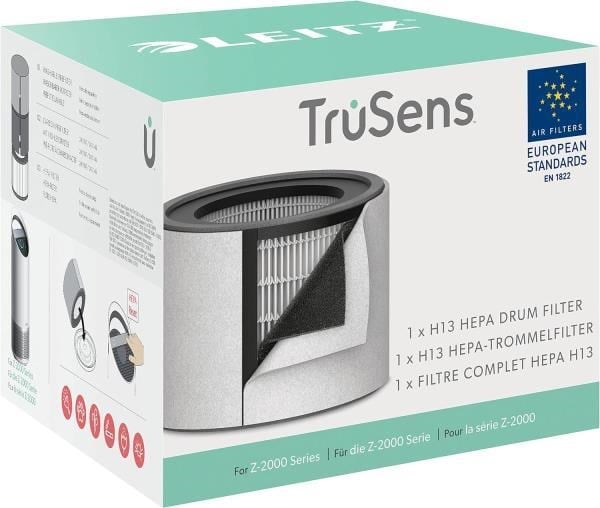 Leitz TruSens Z-2000 / Z-2500 Orta Boy Hava Temizleyici için Yedek 3’ü 1 Arada H13 HEPA Filtre - KOD:2415142