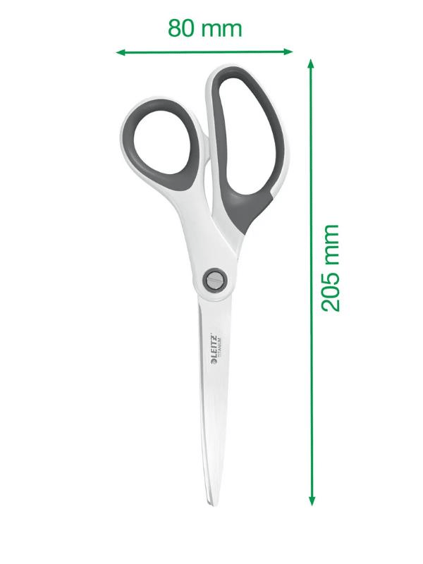 Leitz WOW Titanyum Ofis Makası 205mm Metalik Siyah - KOD:53192095
