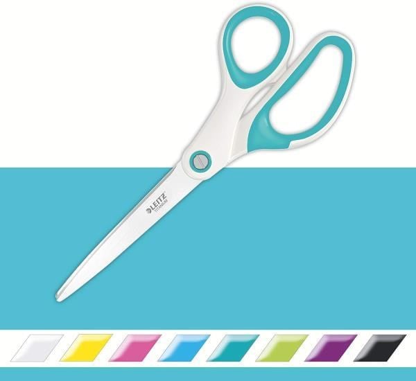 Leitz WOW Titanyum Ofis Makası 205mm Metalik Buz Mavisi - KOD:53192051