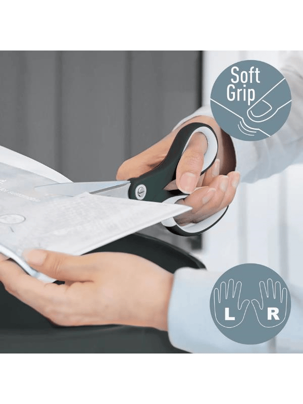 Leitz WOW Titanyum Ofis Makası 205mm Metalik Siyah - KOD:53192095