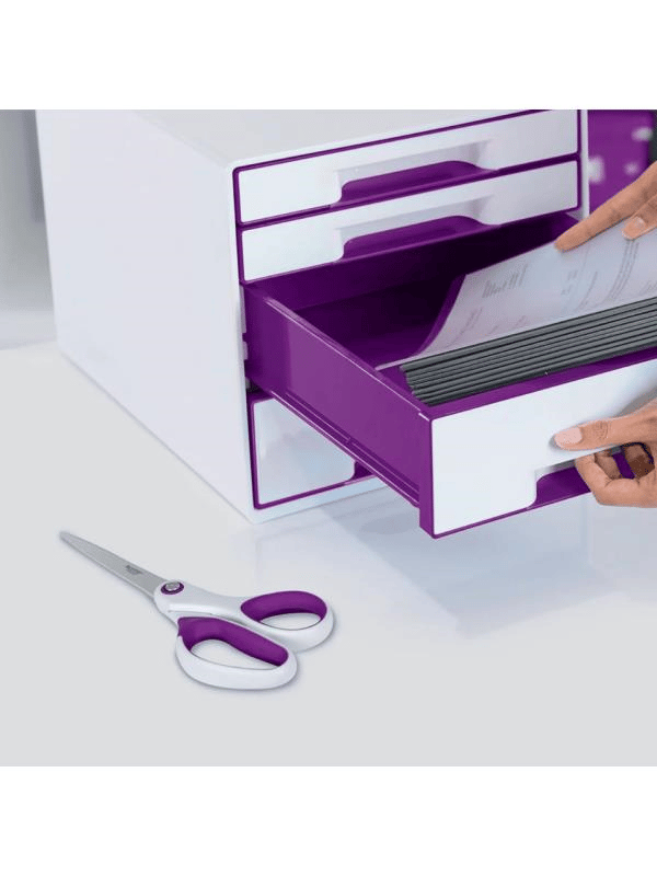 Leitz WOW Titanyum Ofis Makası 205mm Metalik Mor - KOD:53192062