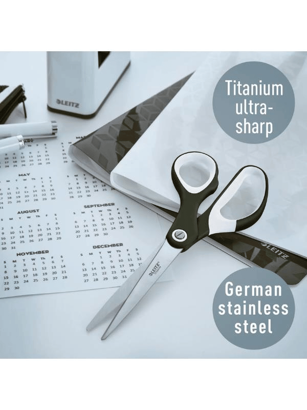 Leitz WOW Titanyum Ofis Makası 205mm Metalik Siyah - KOD:53192095