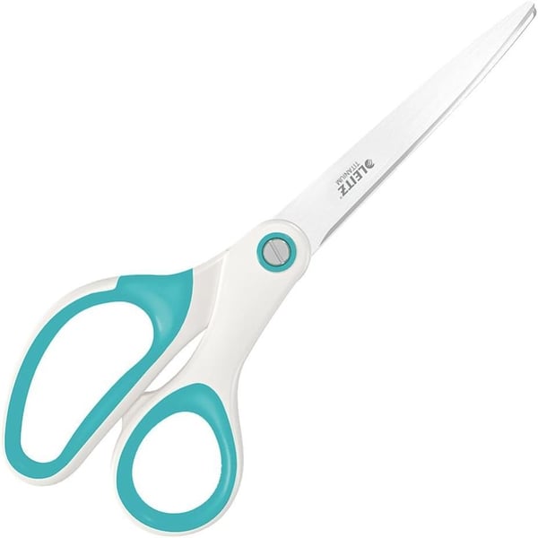 Leitz WOW Titanyum Ofis Makası 205mm Metalik Buz Mavisi - KOD:53192051