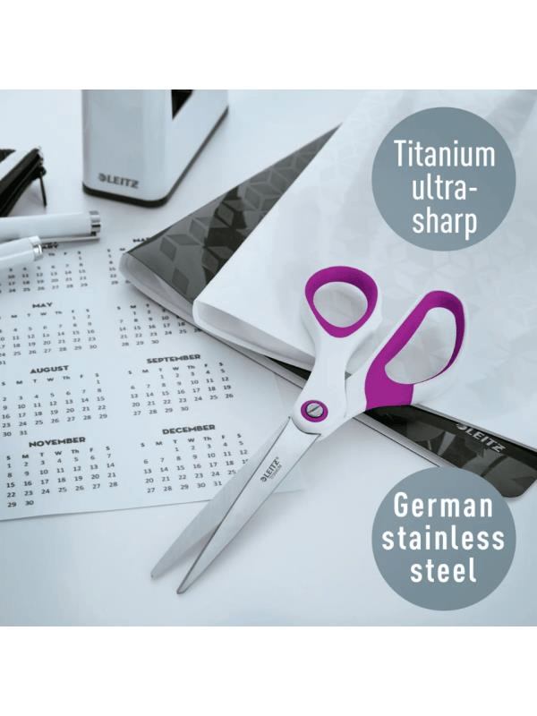Leitz WOW Titanyum Ofis Makası 205mm Metalik Mor - KOD:53192062