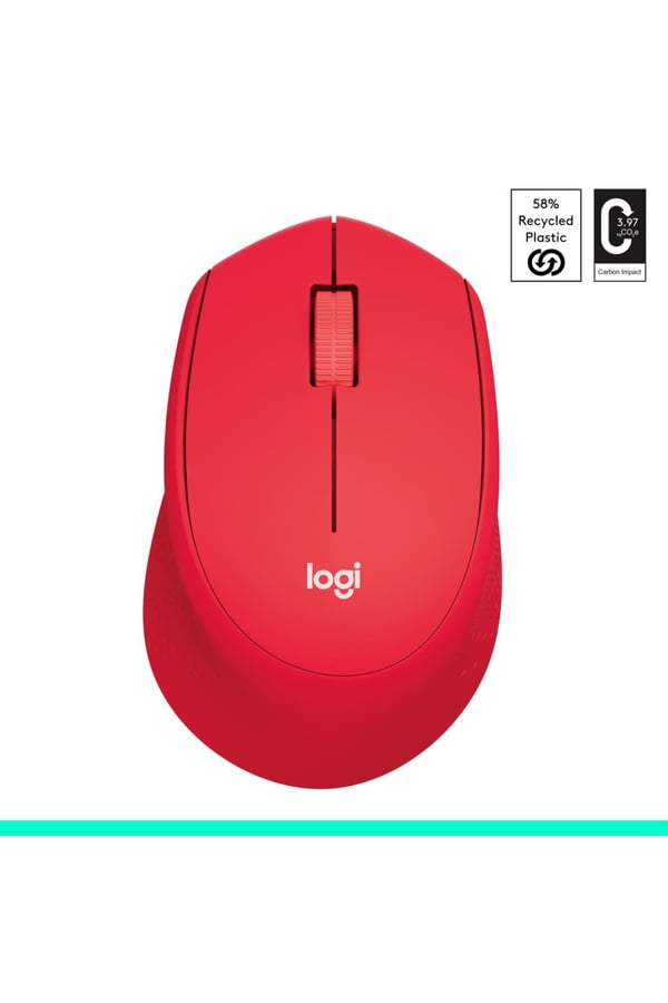 Logitech 910-004911 M330 Silent Sessiz Plus Kablosuz Red Kırmızı Mouse