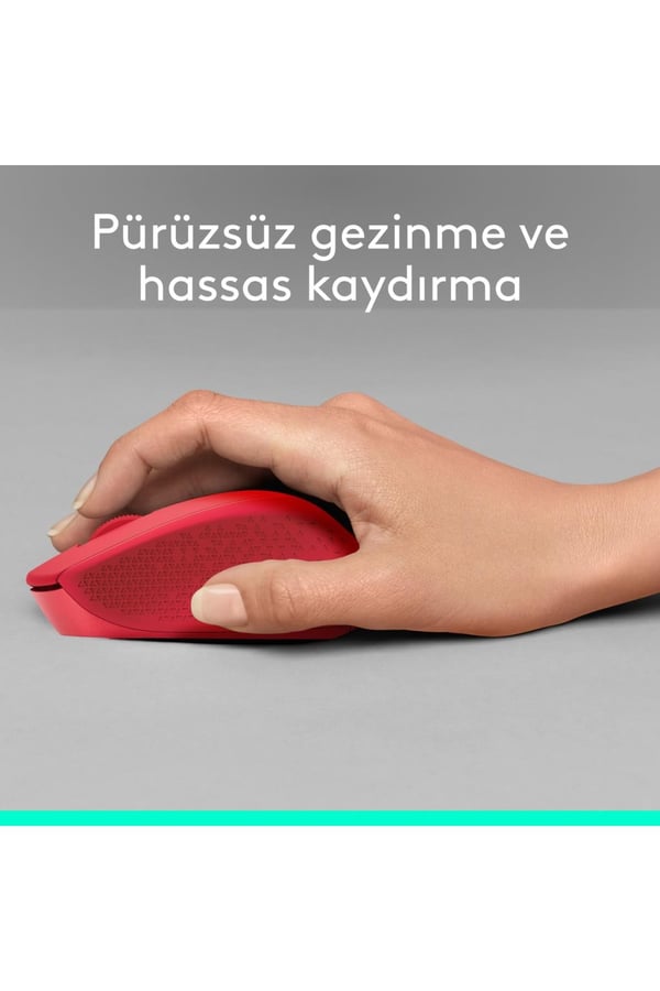 Logitech 910-004911 M330 Silent Sessiz Plus Kablosuz Red Kırmızı Mouse