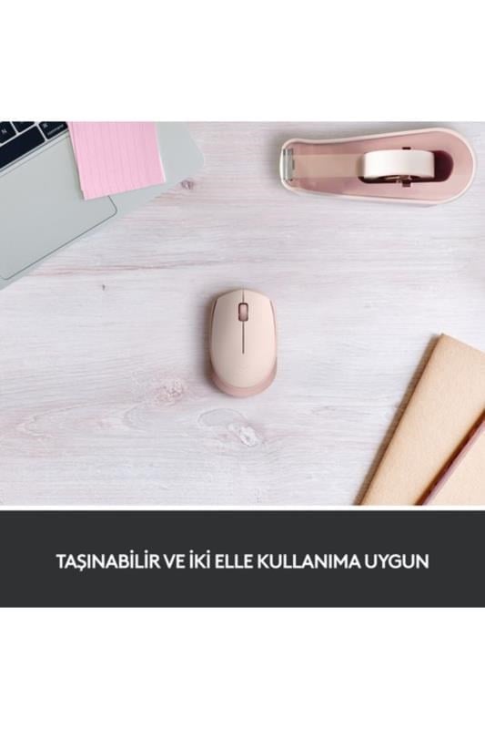Logitech 910-006865 M171 Kablosuz Pembe Mouse