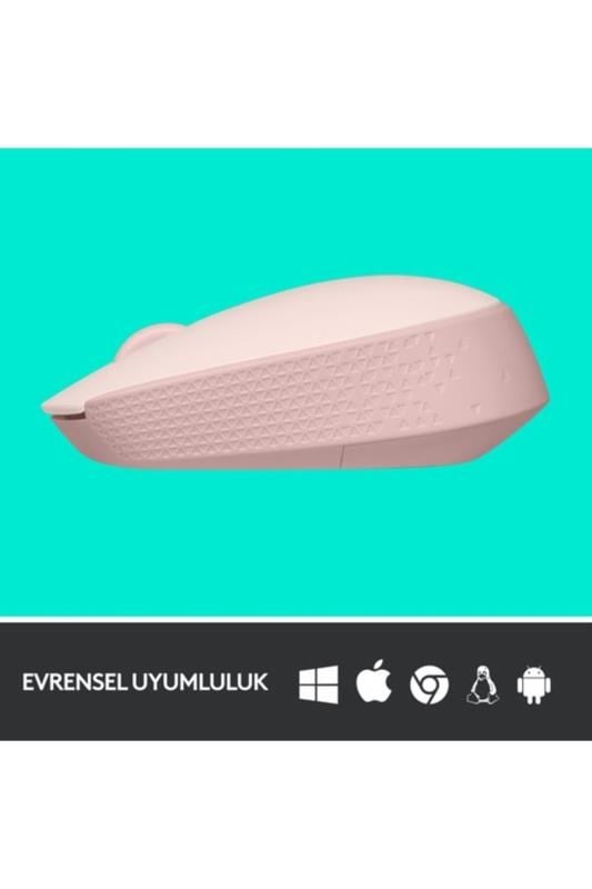 Logitech 910-006865 M171 Kablosuz Pembe Mouse