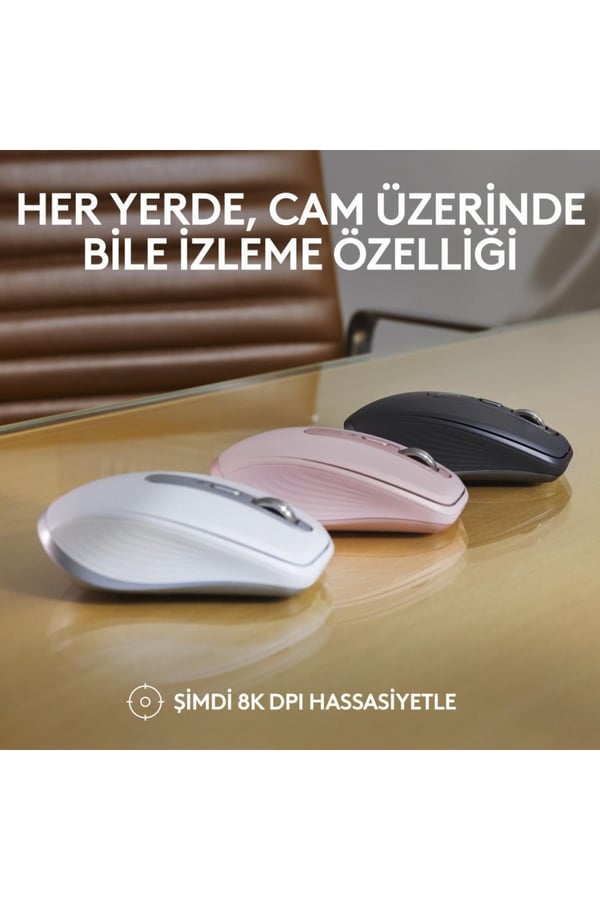 Logitech 910-006929 MX Anywhere 3S Siyah Bluetooth Lazer Mouse