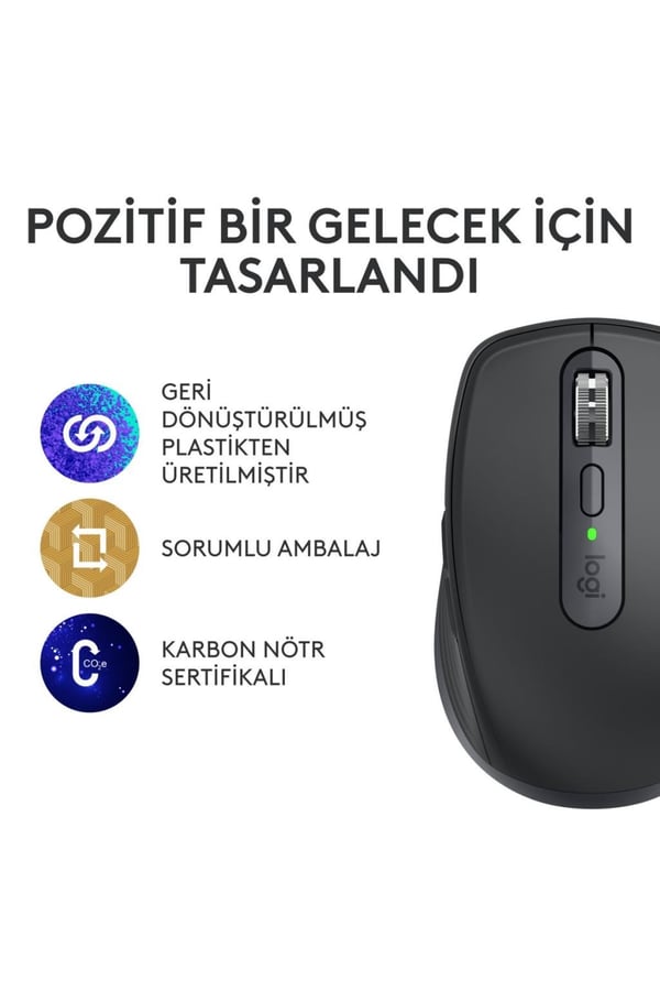 Logitech 910-006929 MX Anywhere 3S Siyah Bluetooth Lazer Mouse