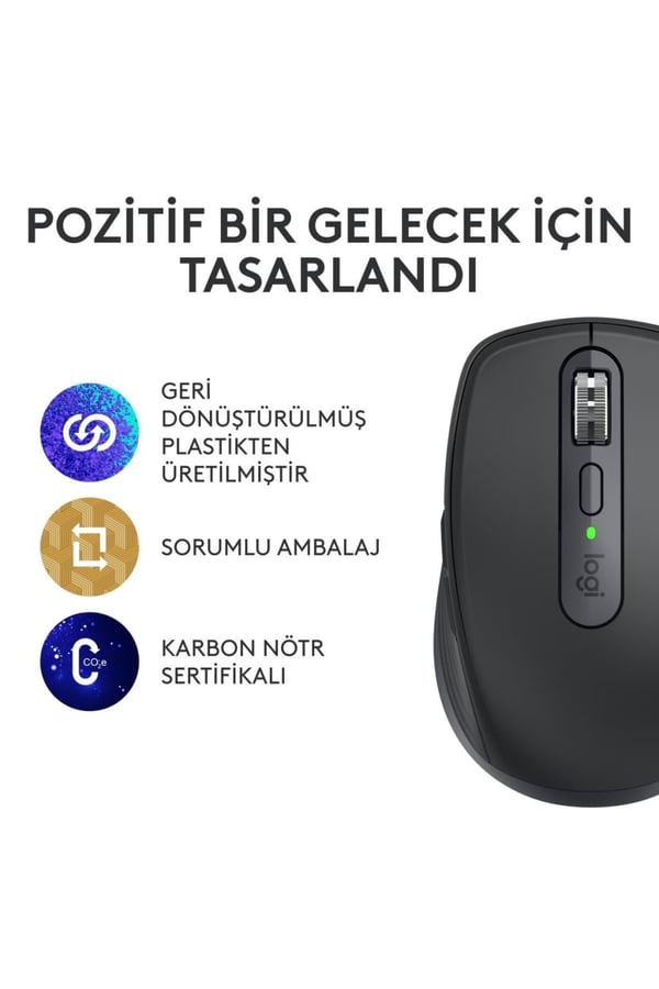 Logitech 910-006929 MX Anywhere 3S Siyah Bluetooth Lazer Mouse