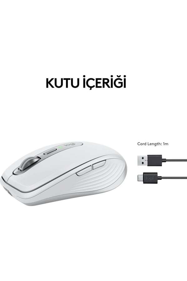 Logitech 910-006930 MX Anywhere 3S Beyaz Bluetooth Lazer Mouse