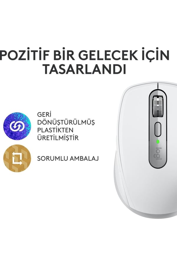 Logitech 910-006930 MX Anywhere 3S Beyaz Bluetooth Lazer Mouse