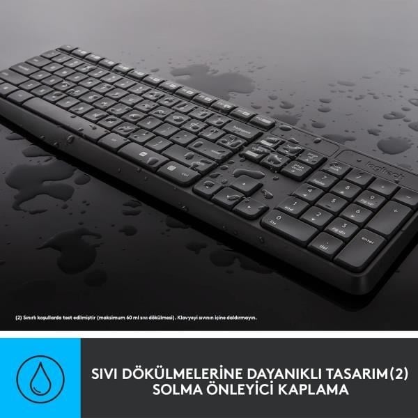 Logitech 920-007925 MK235 Kablosuz Klavye Mouse Set 