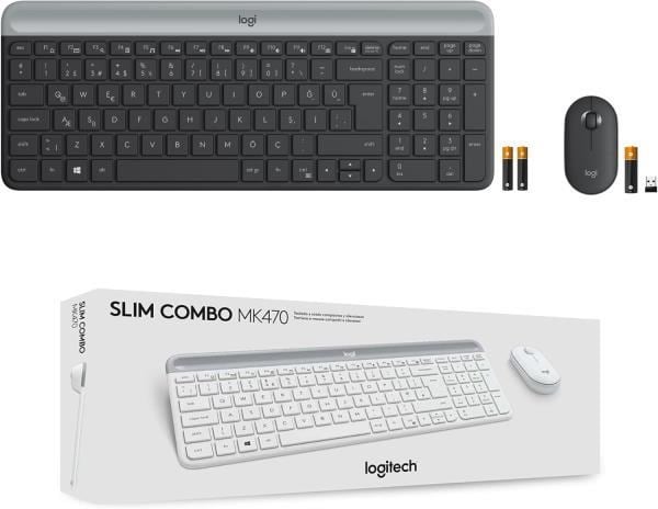 Logitech 920-009435 MK470 Siyah Kablosuz Klavye Mouse Seti