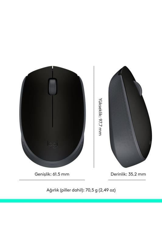 Logitech M171 Kablosuz Mouse Siyah 910-004424