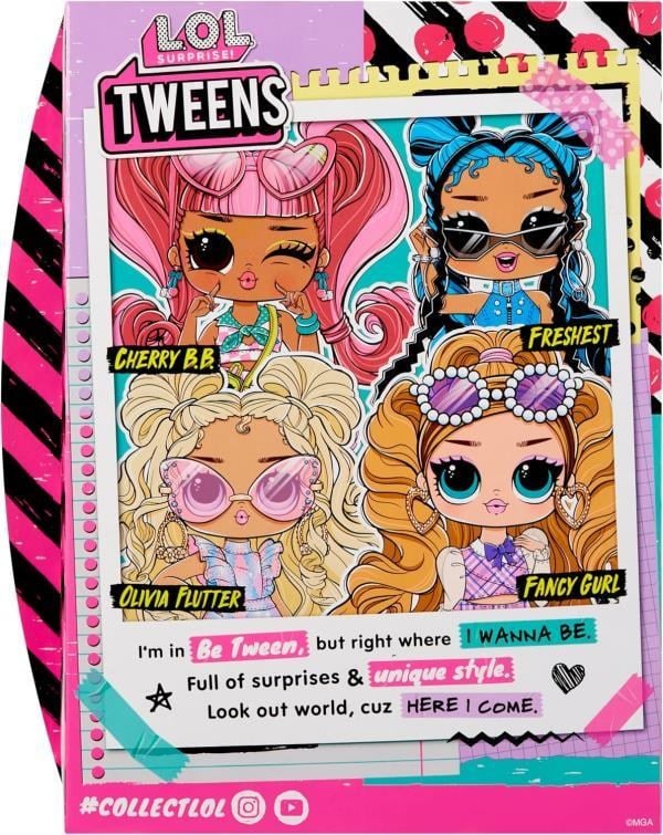 LOL Surprise Tweens Çekirdek Moda Bebek – Fancy Gurl (10+ Sürpriz, Aksesuar ve Günlük Dahil)