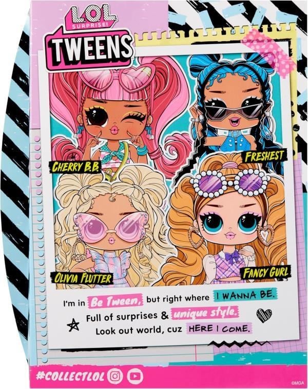 LOL Surprise Tweens Çekirdek Moda Bebek – Freshest (10+ Sürpriz, Aksesuar ve Günlük Dahil)