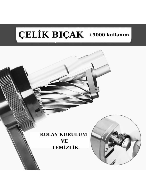Mas 6730 Masa Tipi Orta Boy Kollu Kalemtraş - Siyah