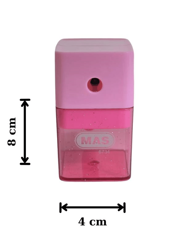 Mas 6734 Masaüstü Kollu Kalemtraş - Pembe