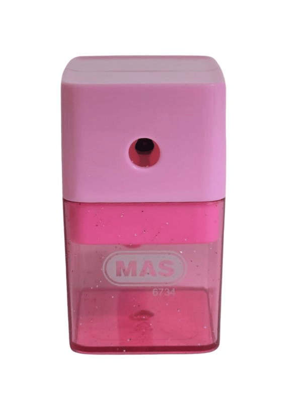 Mas 6734 Masaüstü Kollu Kalemtraş - Pembe